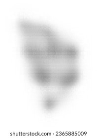 Halftone faded gradient texture. Grunge halftone grit background. White and black sand noise wallpaper. Retro pixilated vector backdrop