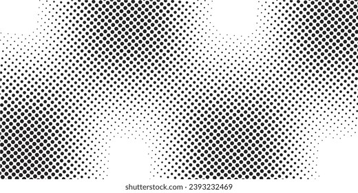 Halftone faded gradient texture. Grunge halftone grit background. White and black sand noise wallpaper.