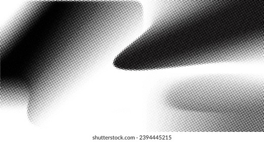 La textura de degradado de semitono se desvaneció. Grunge el fondo de la rejilla de medio tono. Papel tapizado de arena blanca y negra.