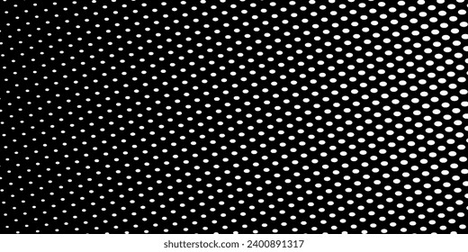 La textura de degradado de semitono se desvaneció. Grunge el fondo de la rejilla de medio tono. Papel tapizado de arena blanca y negra.