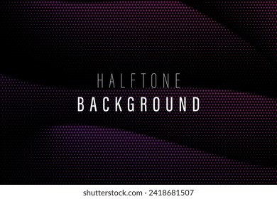 Halftone faded gradient texture. Grunge halftone grit background. Abstract dots wallpaper. Retro pixilated vector backdrop
