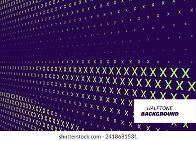 Halftone faded gradient texture. Grunge halftone grit background. Abstract dots wallpaper. Retro pixilated vector backdrop