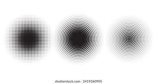 La textura de degradado de semitono se desvaneció. Grunge el fondo de la rejilla de medio tono. Papel tapizado de arena blanca y negra. Fondo vector retro pixilado arte de puntos modernos