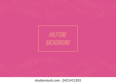 Halftone faded gradient texture. Grunge halftone grit background. Colorful sand noise wallpaper. Retro pixilated vector backdrop