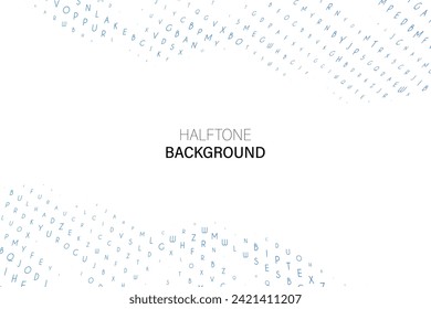 Halftone faded gradient texture. Grunge halftone grit background. Colorful sand noise wallpaper. Retro pixilated vector backdrop