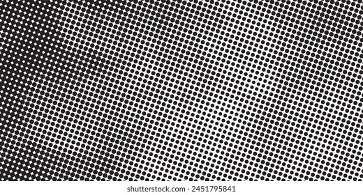 Textura degradada de semitonos descoloridos. Fondo grunge de grano de medio tono. Fondo de pantalla de arena blanca y negra. Fondo de Vector pixilado retro