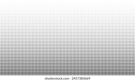 Halftone faded gradient texture. Grunge halftone grit background. White and black sand noise wallpaper.