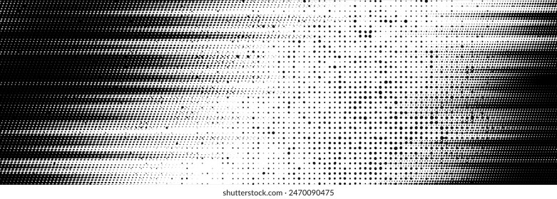 Textura degradada de semitonos descoloridos. Fondo grunge de grano de medio tono. Fondo de pantalla de arena blanca y negra.eps10.