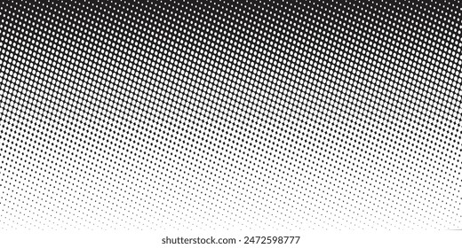 Halftone faded gradient texture. Grunge halftone grit background. White and black sand noise wallpaper. Retro pixilated vector backdrop