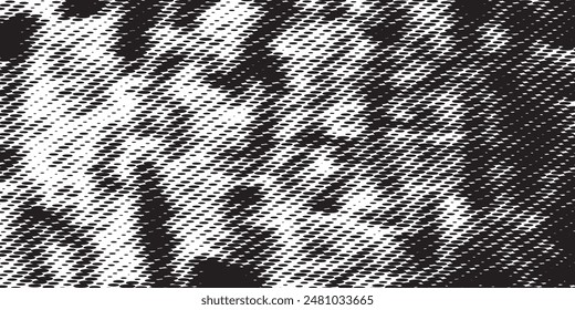 Halftone faded gradient texture. Grunge halftone grit background. White and black sand noise wallpaper.