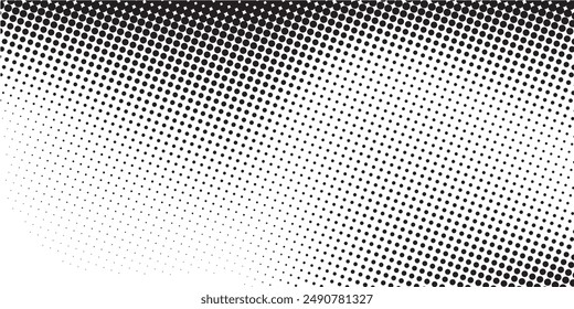 Halbton verblasste Gradientenstruktur. Grunge Halbton Grit Hintergrund. Weißer und schwarzer Sandrauschen-Bildschirmhintergrund. Retro pixilated Vektorgrafik Hintergrund