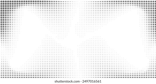 Textura degradada semitono. Fondo de grano de semitono Grunge. Fondo de pantalla de ruido de arena blanca y negra.