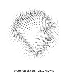 Halftoonvervaagde verloopstructuur. Grunge halftone grit achtergrond. 