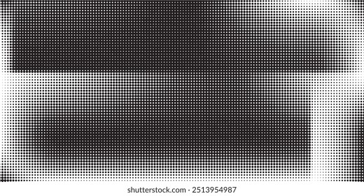 Textura de gradiente desbotado de meio-tom. Fundo de grão de meio-tom grunge. Papel de parede de ruído de areia branca e preta.