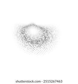Halftone faded gradient texture. Grunge halftone grit background. 