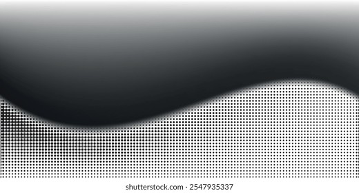 Textura degradada semitono. Fondo de grano de semitono Grunge. Fondo de pantalla de ruido de arena blanca y negra. Fondo de Vector pixilado retro