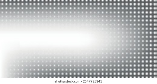 Halftone faded gradient texture. Grunge halftone grit background. White and black sand noise wallpaper. Retro pixilated vector backdrop