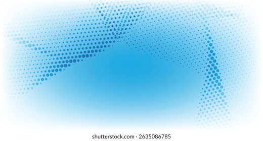 Textura degradada semitono. Fondo de grano de semitono Grunge. Fondo de pantalla de ruido de arena blanca y azul. Fondo de Vector pixilado retro