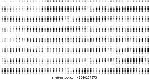 Halftone faded gradient texture. Grunge halftone grit background. White and black sand noise wallpaper. Retro pixilated vector backdrop