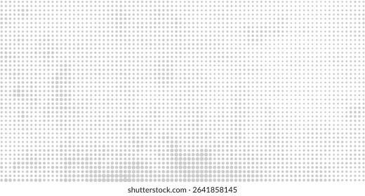 Halftone faded gradient texture. Halftone grunge squares background. White and gray sand noise wallpaper. Retro pixel vector background