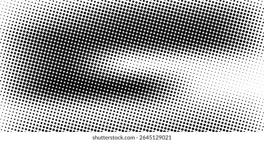 Textura degradada semitono. Fondo de grano de semitono Grunge. Vector de Fondo de pantalla de ruido de arena blanca y negra
