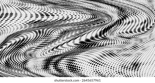 Textura degradada semitono. Fondo de grano de semitono Grunge. Fondo de pantalla de ruido de arena blanca y negra. Fondo de Vector pixilado retro
