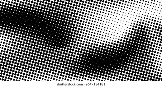 Halftone faded gradient texture. Grunge comic background. White and black sand noise wallpaper modern

