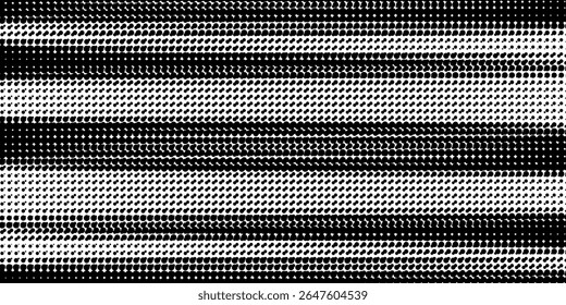 Halftone faded gradient texture. Grunge halftone grit background. White and black sand noise wallpaper. Retro pixilated vector backdrop. eps10