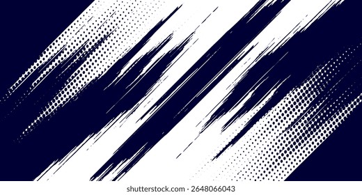 Halftone faded gradient texture. Grunge halftone grit background. White and black sand noise wallpaper. Retro pixilated vector backdrop