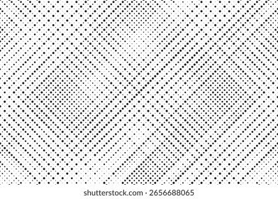 Textura degradada semitono. Fondo de grano de semitono Grunge. Fondo de pantalla de ruido de arena blanca y negra. Fondo de Vector pixilado retro