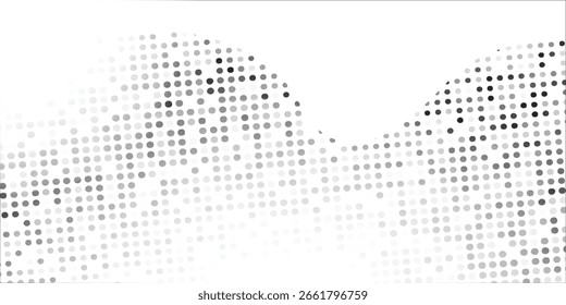 Textura degradada semitono. Fondo de grano de semitono Grunge. Fondo de pantalla de ruido de arena blanca y negra. Fondo de Vector pixilado retro