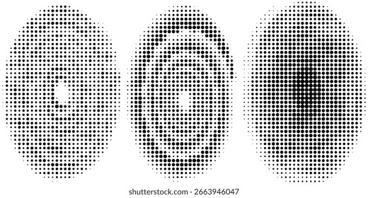 Halftone faded gradient texture. Grunge halftone grit background. White and black sand noise wallpaper. Retro pixilated vector backdrop modern dots arts
