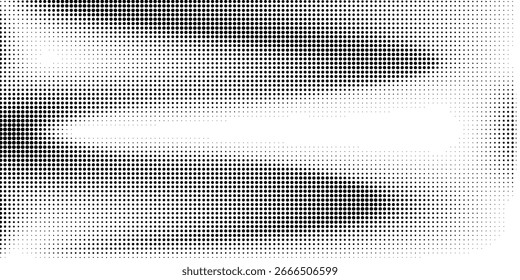 Farbverlauf mit Halbtonanzeige. farbiger, halbtoniger Hintergrund. Weiße und schwarze Sandrauschtapete. Vektorhintergrund mit Retro-Pixel