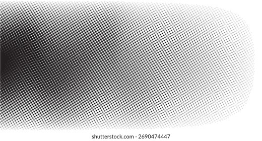 Textura degradada semitono. Fondo de grano de semitono Grunge. Fondo de pantalla de ruido de arena blanca y negra. Fondo de Vector pixilado retro