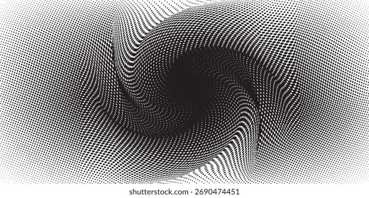 Textura degradada semitono. Fondo de grano de semitono Grunge. Fondo de pantalla de ruido de arena blanca y negra. Fondo de Vector pixilado retro