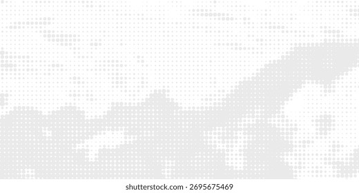 Halftone faded gradient texture. Grunge halftone grit background. White and black sand noise wallpaper.