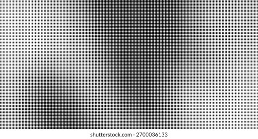 Halftone faded gradient texture. Grunge halftone grit background. White and black sand noise wallpaper.