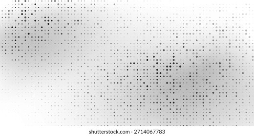 Textura degradada de semitono. Fondo de grano de semitono grunge. Fondo de pantalla de ruido de arena blanco y negro. Fondo de Vector pixelado retro.eps.10.