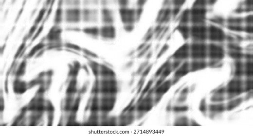 Textura degradada semitono. Fondo de grano de semitono Grunge. Fondo de pantalla de ruido de arena blanca y negra. Fondo de Vector pixilado retro