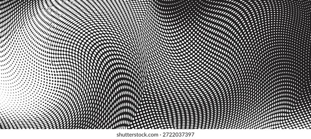 Textura degradada semitono. Fondo de grano de semitono Grunge. Fondo de pantalla de ruido de arena blanca y negra. Arte e ilustración