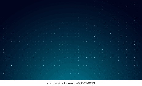 Halftone faded gradient texture. Random dots background. Dot pattern glow effect. Polka dot technology background.