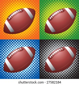 halftone footballs