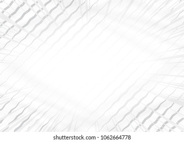 Halftone Futuristic Background. White and Grey Half Tone Pattern with Gradients
