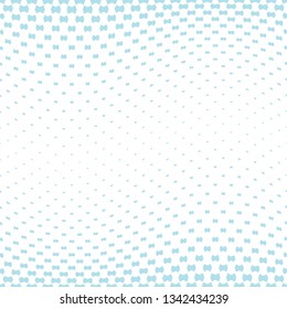 halftone geometric border pattern vector