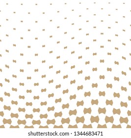halftone geometric border pattern vector