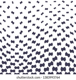 halftone geometric border pattern vector
