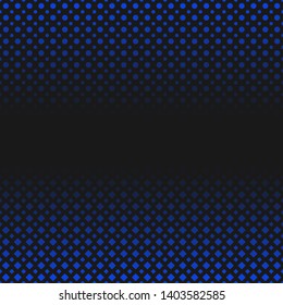 Halftone geometric circle and square pattern background - vector illustration