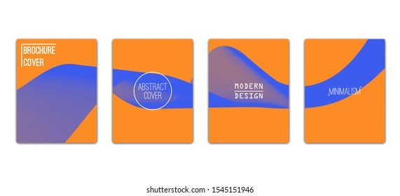 Halftone geometric cover template set.  Lines patterns .  Poster, flyer, banner vector background. Line shapes patterns, header elements. Flyer page template. Vector illustration EPS10