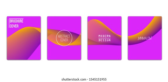 Halftone geometric cover template set.  Lines patterns .  Poster, flyer, banner vector background. Line shapes patterns, header elements. Flyer page template. Vector illustration EPS10