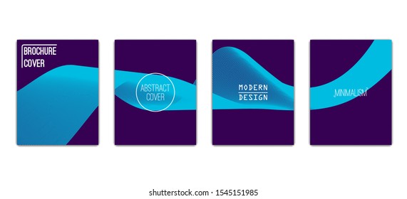 Halftone geometric cover template set.  Lines patterns .  Poster, flyer, banner vector background. Line shapes patterns, header elements. Flyer page template. Vector illustration EPS10